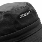 Jacquemus Men's Le Bob Gadjo Bucket Hat in Black