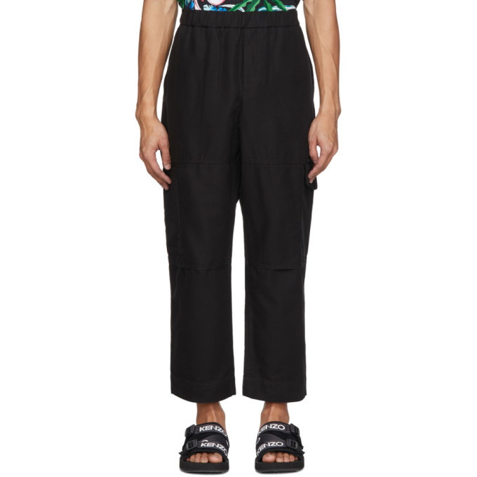 Photo: Kenzo Black Cropped Cargo Pants