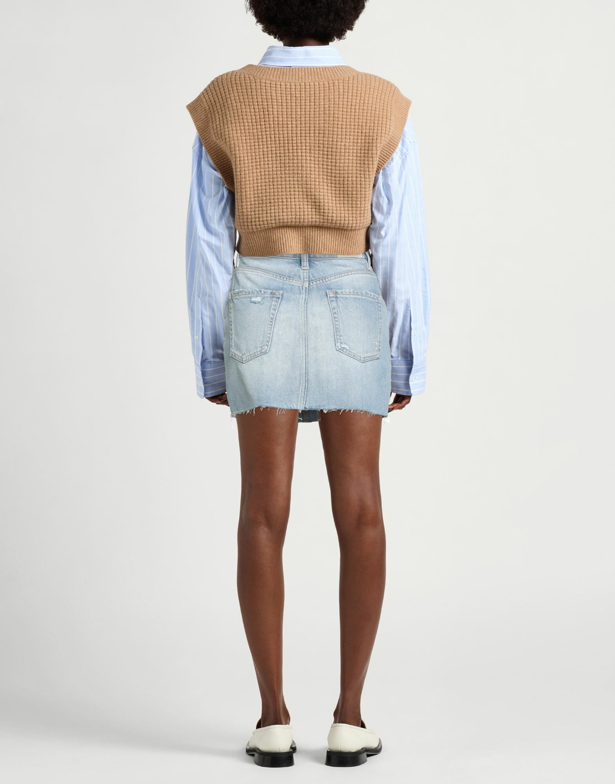 Icon Denim Womens Denim skirt in Blue