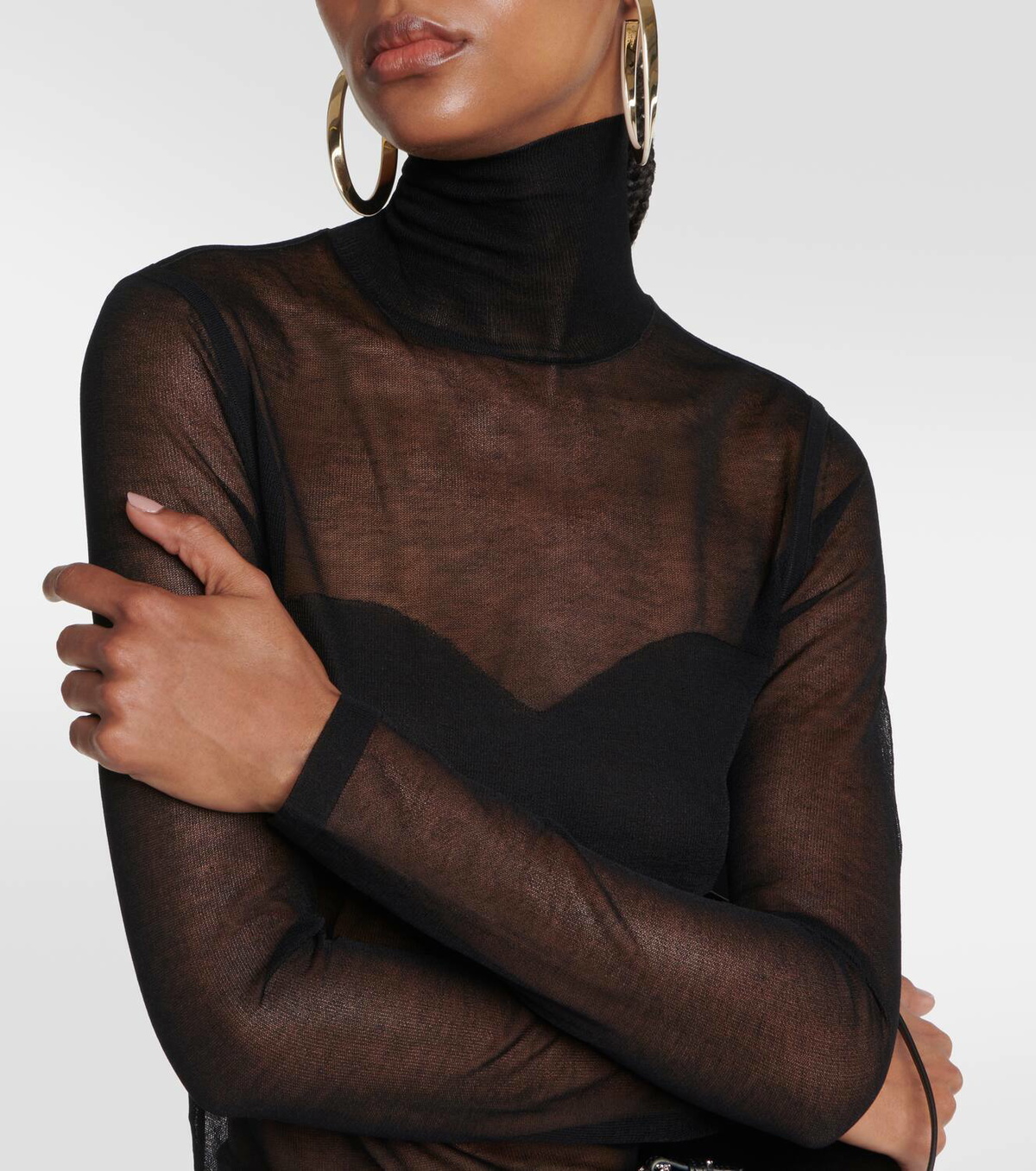 Nina Ricci Knitted turtleneck top