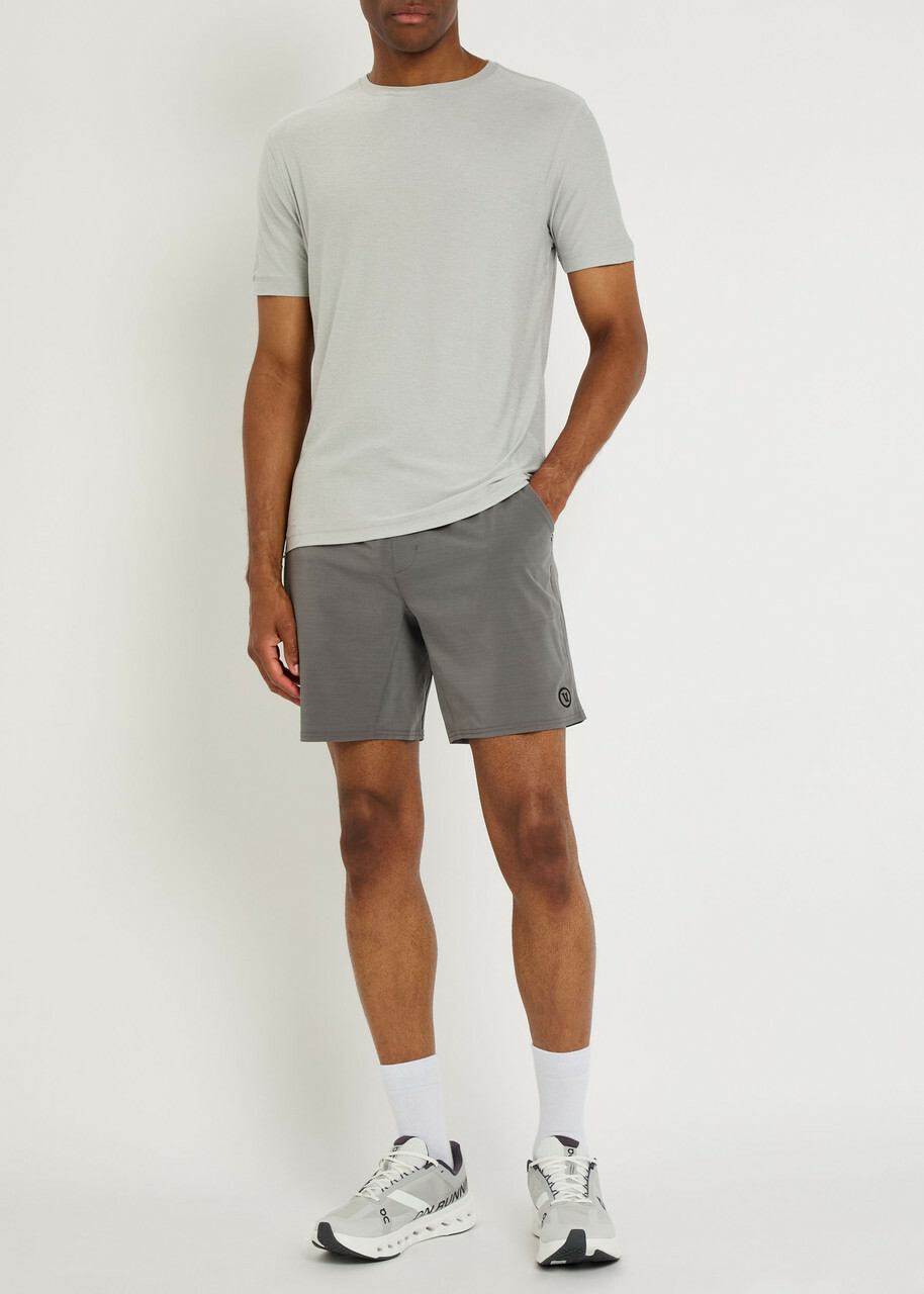 Vuori Elevate Kore Lined 7 Stretch-jersey Shorts Grey