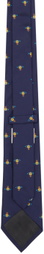 Vivienne Westwood Navy Multi Orb Tie