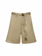 SACAI - Cotton Chino Shorts
