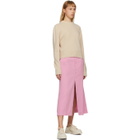 Rika Studios Pink Denim Blush Skirt