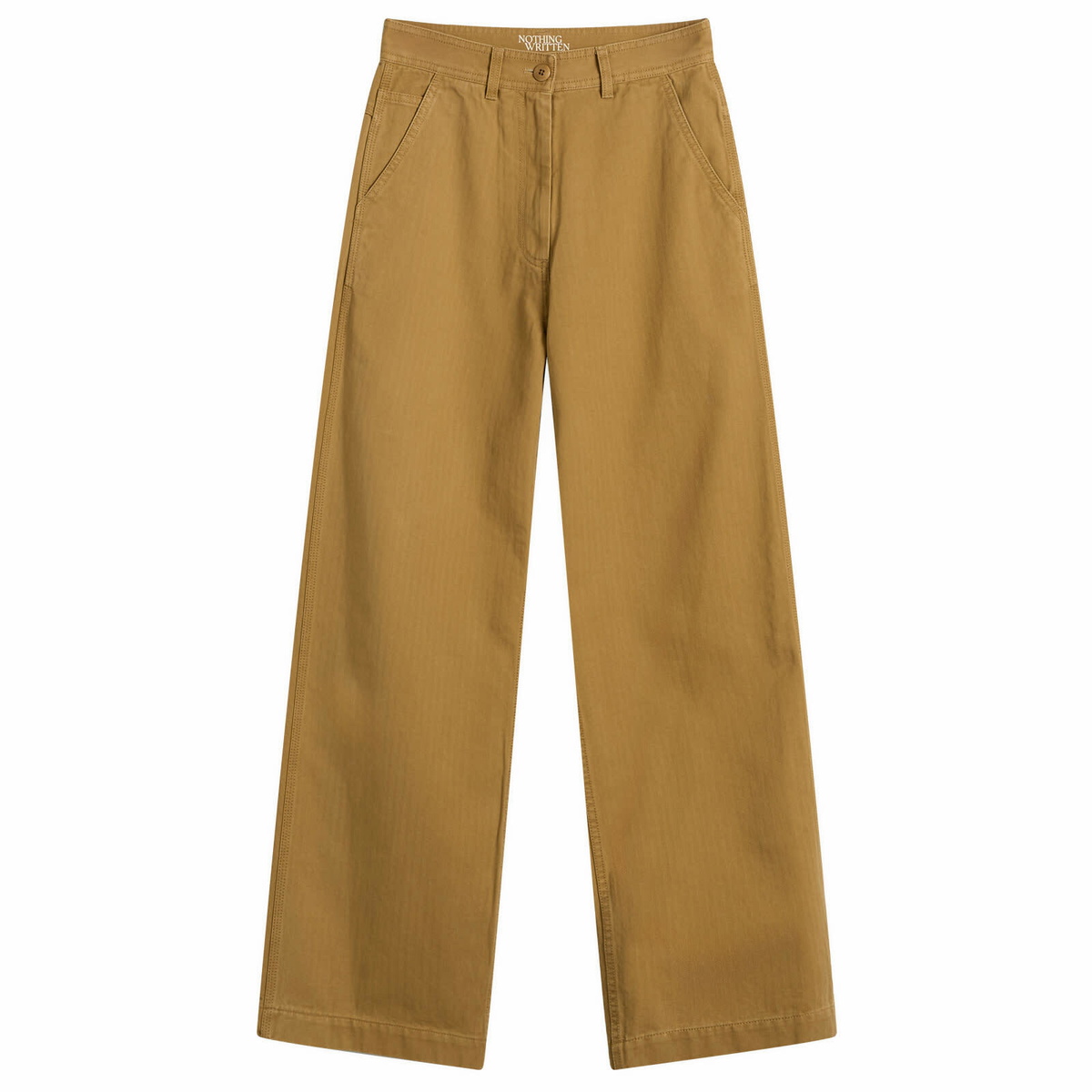 Nothing Written Women's Paan Cotton Work Pants in Khaki