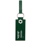Off-White Green Quote Key Holder
