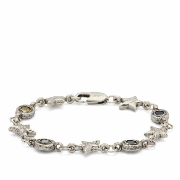 Photo: TwoJeys Men's Squadra Bracelet in Silver/Green