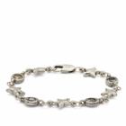 TwoJeys Men's Squadra Bracelet in Silver/Green