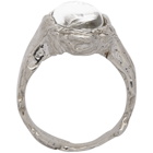 Jiye Shin Silver Quartz Rough Ring