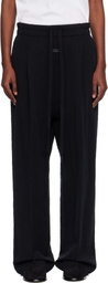 Fear of God Black Tencel Nylon Drawstring Straight Trousers