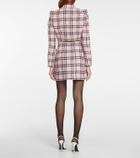 Alessandra Rich Sequined bouclé cropped jacket