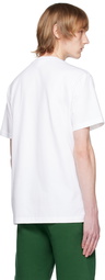 Lacoste White Printed T-Shirt