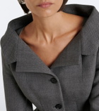 Magda Butrym Peplum virgin wool blazer