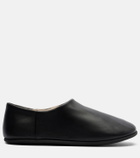 Christen Big Boot leather slip-on shoes