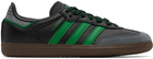 adidas Originals Black & Green Sambae Sneakers