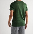Derek Rose - Jordan Slub Linen T-Shirt - Green