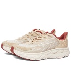 Hoka One One Clifton Ls Sneakers in Shifting Sand/Rust