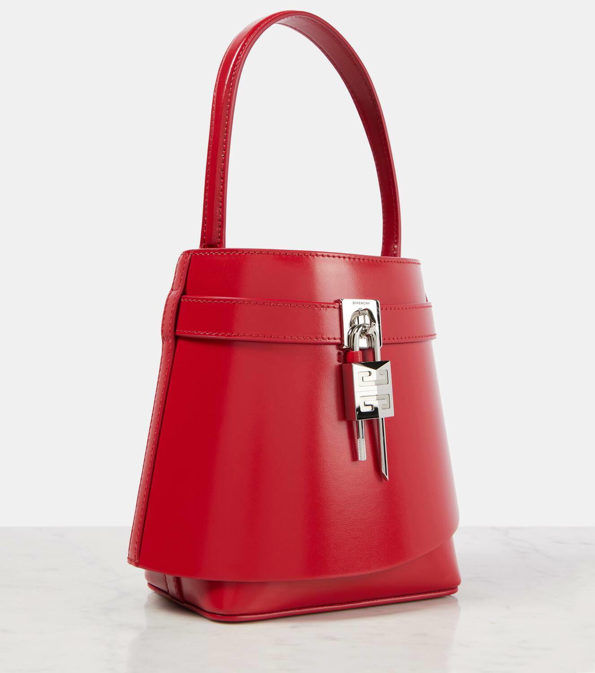Givenchy Shark Lock leather bucket bag Givenchy