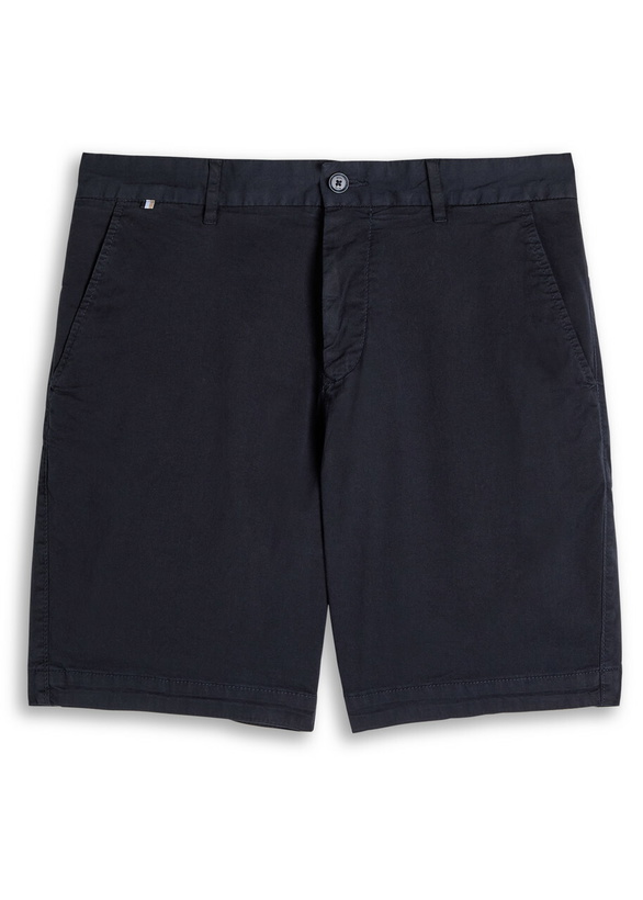 Photo: Boss H-slice Stretch-cotton Shorts Navy