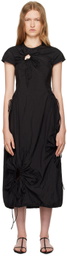 J.Kim Black Flower Maxi Dress