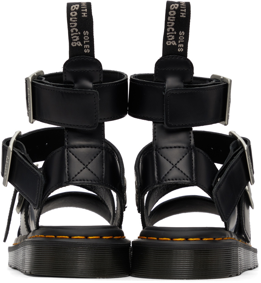 Rick Owens Black Dr. Martens Edition Gryphon High Sandals Rick Owens