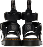 Rick Owens Black Dr. Martens Edition Gryphon High Sandals