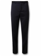 Mr P. - Philip Slim-Fit Wool-Twill Suit Trousers - Blue