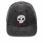 Pleasures Men's x Zero Skull Dad Cap in Black 