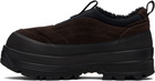 Diemme Brown & Black Badia Basso Shearling Sneakers