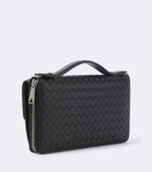 Bottega Veneta Intrecciato leather pouch