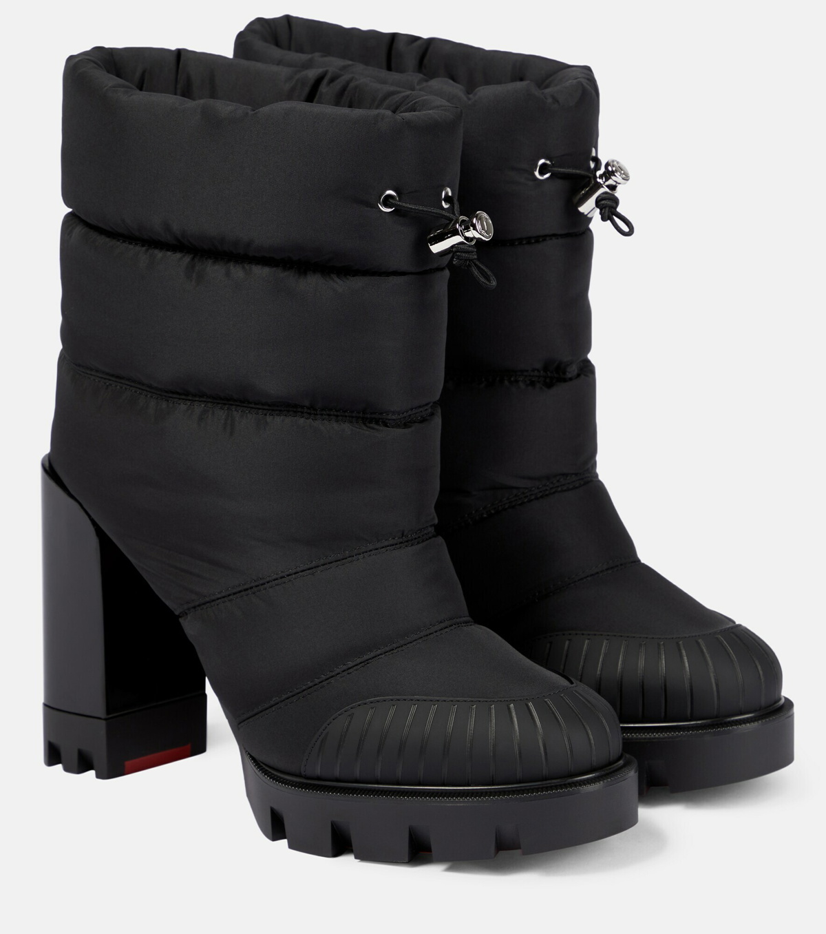 Christian Louboutin Chain-Midsole Red Sole Ankle Boot  Christian louboutin  boots, Christian louboutin shoes, Boots