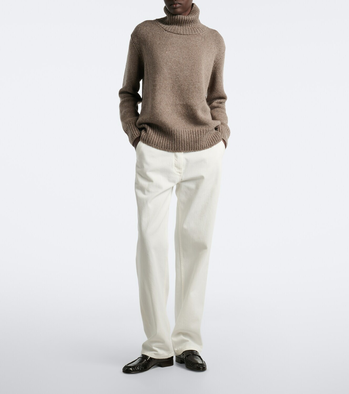 The Row Soft leather loafers