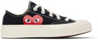 COMME des GARÇONS PLAY Black Converse Edition Half Heart Chuck 70 Low Sneakers