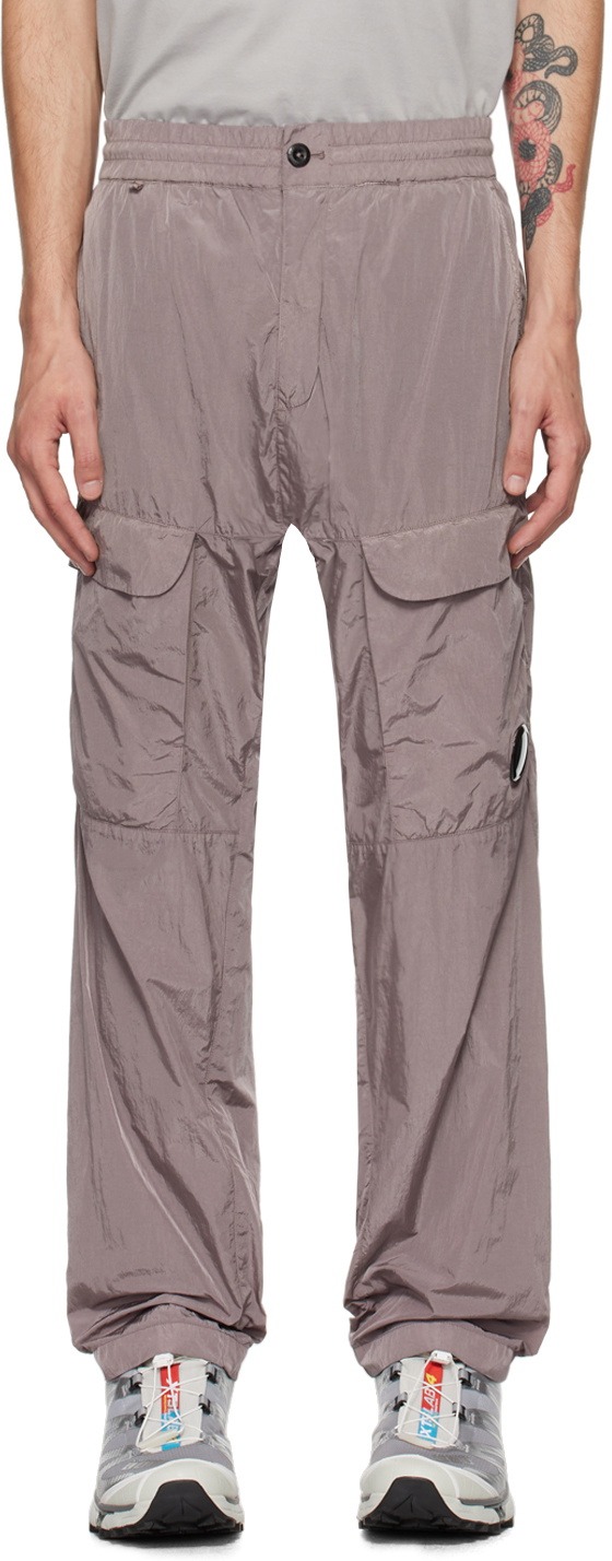 C.P. Company Purple Garment-Dyed Cargo Pants C.P. Company