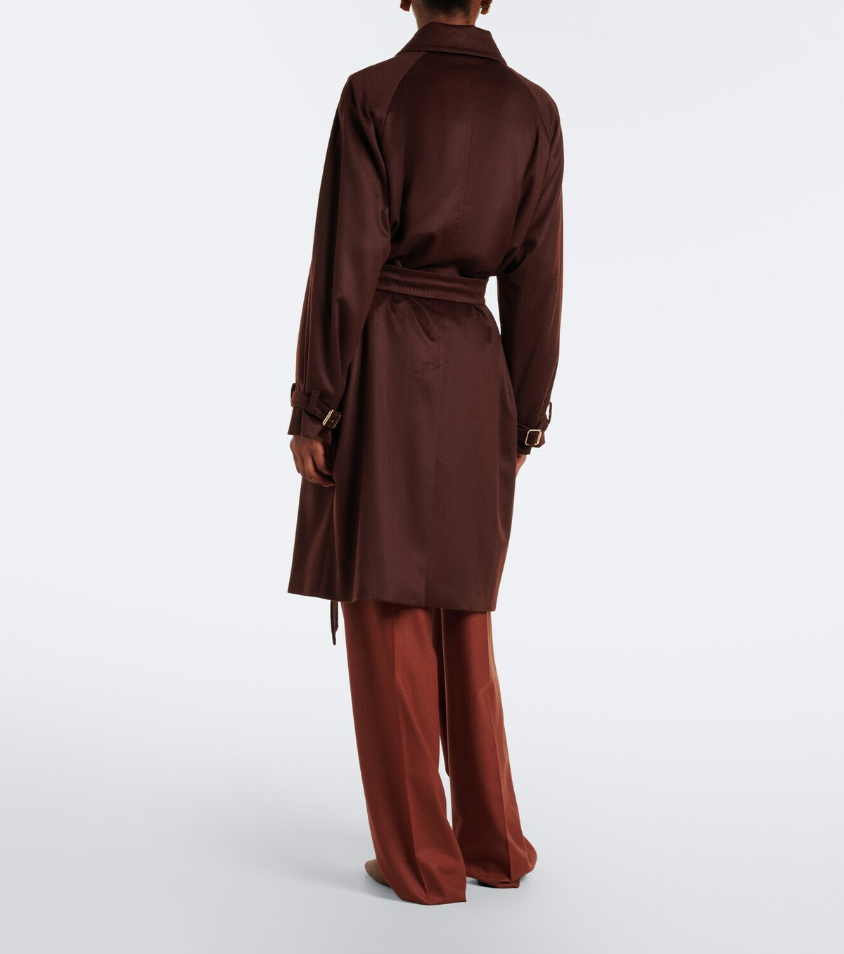 Max Mara Double-breasted cashmere trench coat