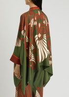 LA Double J Foulard Printed Satin-twill Shirt Multicoloured