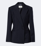 Róhe Double-breasted wool and mohair blazer