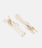 Dries Van Noten Cotton drop earrings