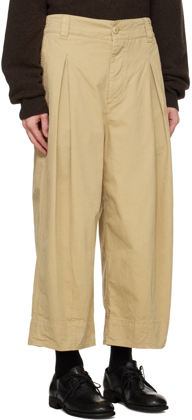 Toogood Beige 'The Etcher' Trousers Toogood
