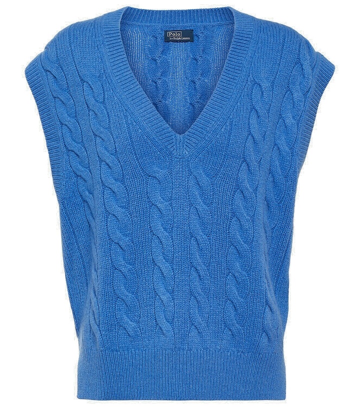 Photo: Polo Ralph Lauren Cable-knit wool and cashmere vest