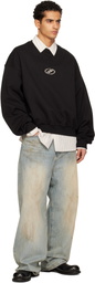 We11done Black Se11done Sweatshirt
