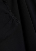 Reformation Brandy Georgette Mini Skirt Black