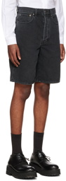 Kenzo Black Kenzo Paris Denim Shorts