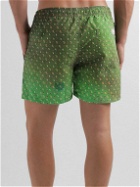 OAS - Straight-Leg Short-Length Paisley-Print Swim Shorts - Green