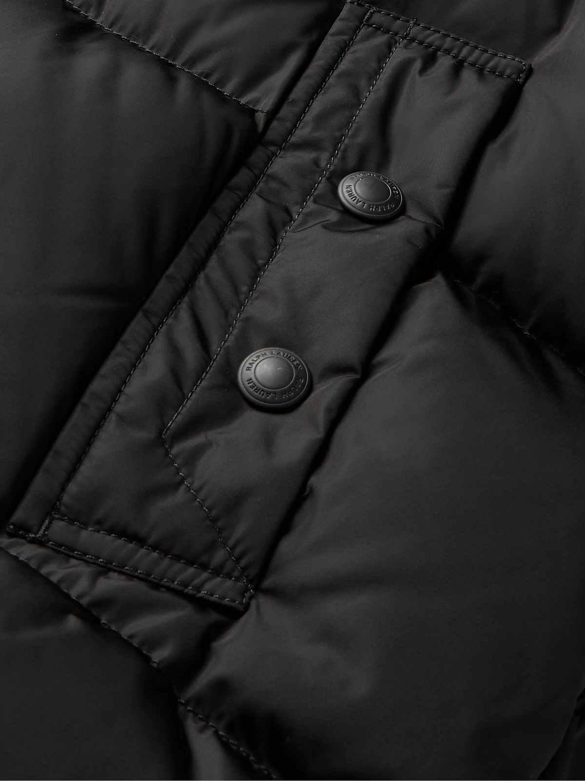 POLO RALPH LAUREN - RLX Garston Quilted ECONYL Hooded Jacket - Black