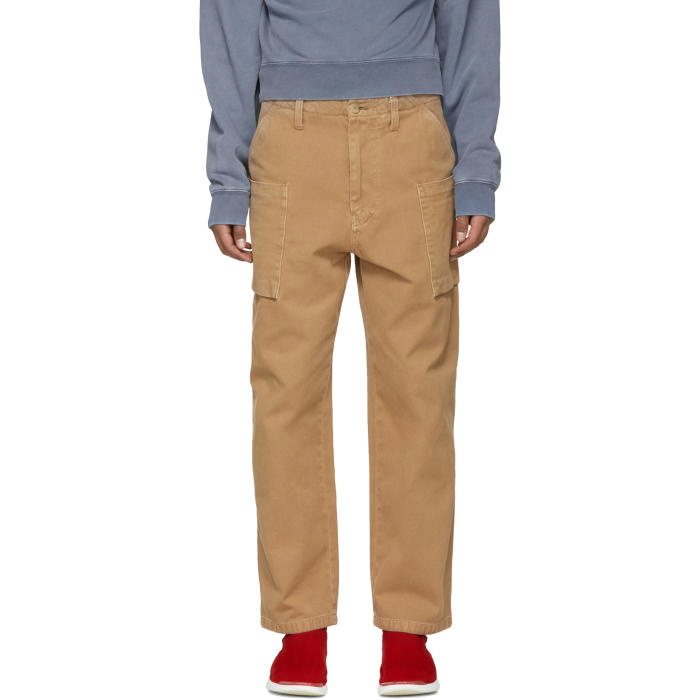 Photo: Acne Studios Brown Anselm Trousers 