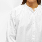 Snow Peak Women's OG Cotton Poplin Midi Shirt Dress in White
