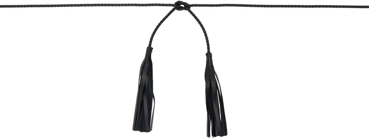 Maryam Nassir Zadeh Black Regalo Belt