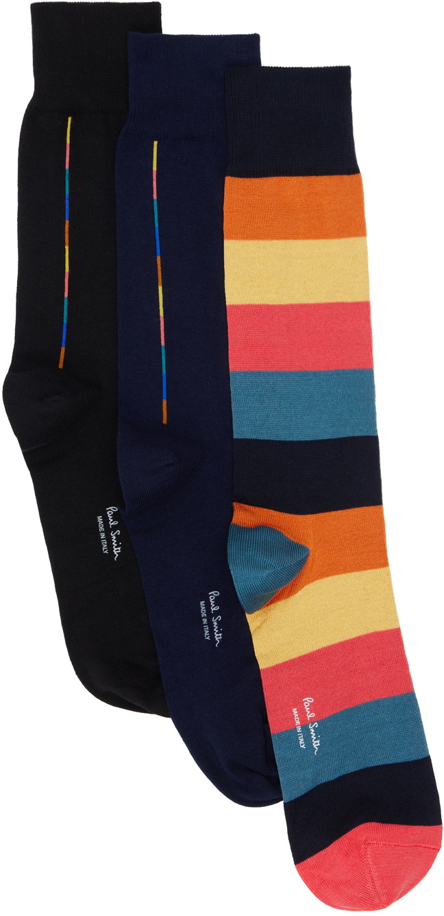 Holawit Cute Happy Face Fun Design Positive Smile Quarter Socks With Multi Colored Stripes For Women 3P Set
