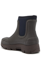 Kassl Editions X Tretorn Marie Rubber Ankle Boots Brown